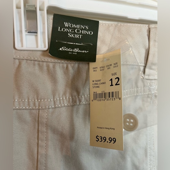 Vintage Eddie Bauer Long Chino Skirt - Picture 3 of 3